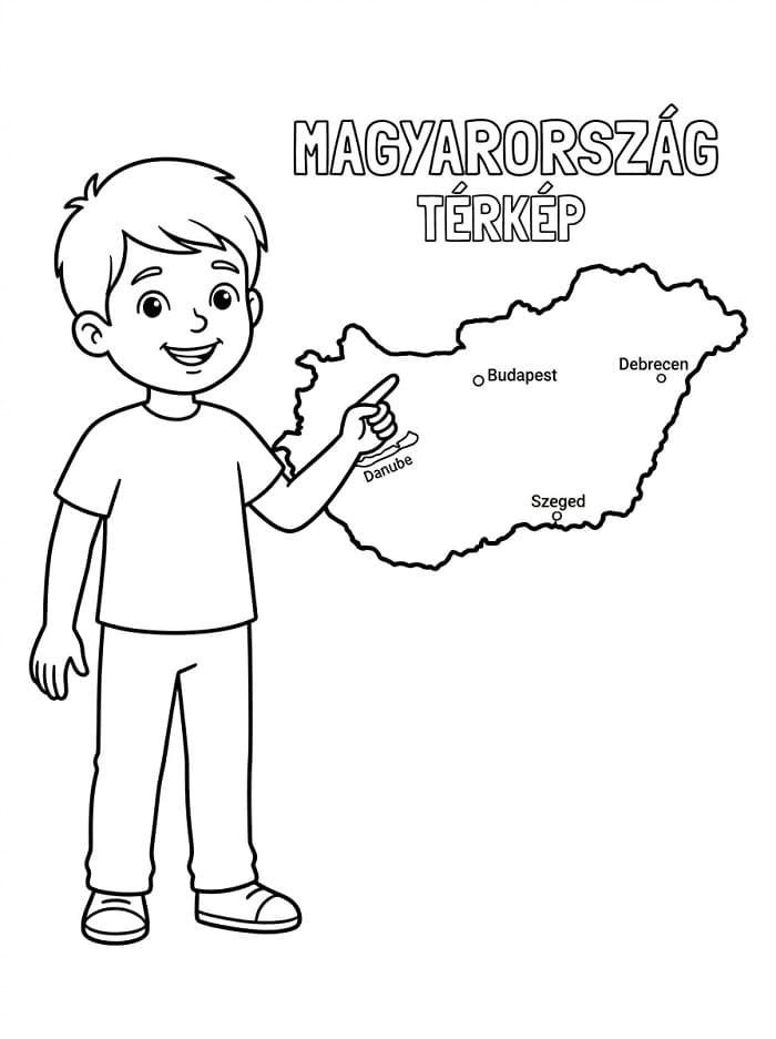 Egy Fiú Magyarország Térképpel