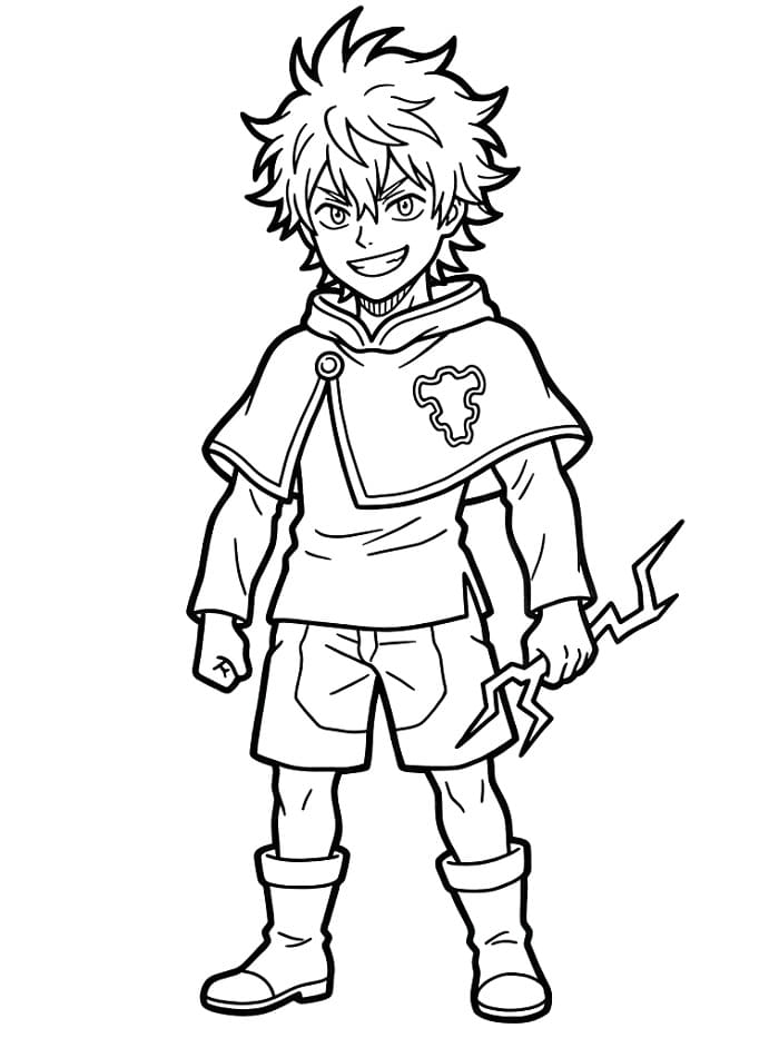 Ingyenes Nyomtatható Black Clover