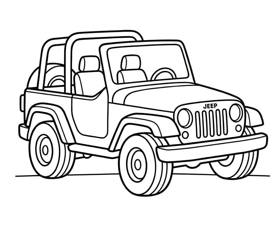 Ingyenes Nyomtatható Jeep