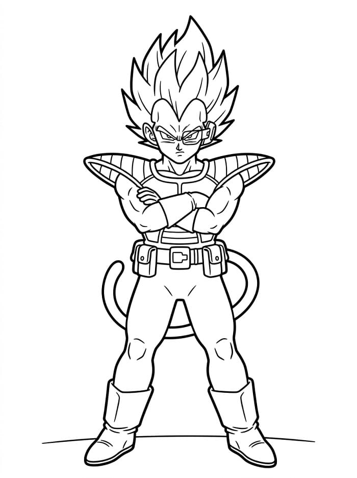 Ingyenes Nyomtatható Vegeta