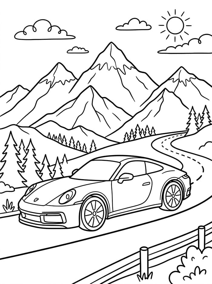 Ingyenes Porsche Nyomtatásra