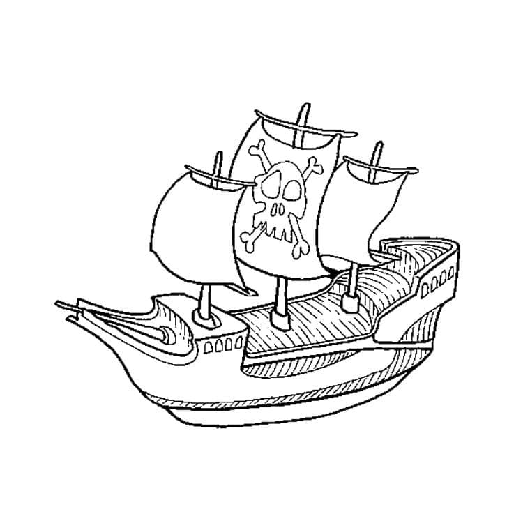 Kalózhajó Nyomtatható