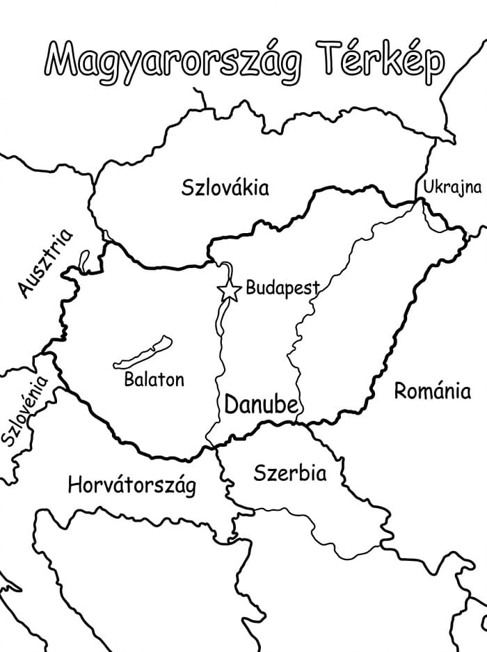 Magyarország Térképe Gyerekeknek