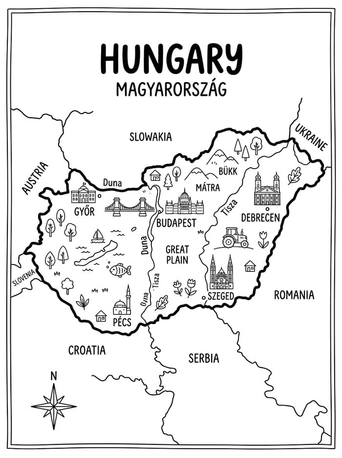 Menő Magyarország Térképe