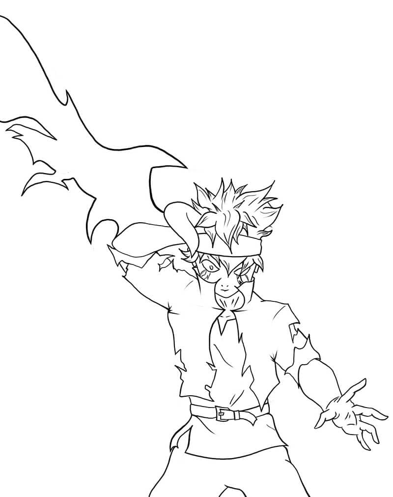 Nyomtatható Ingyenes Black Clover