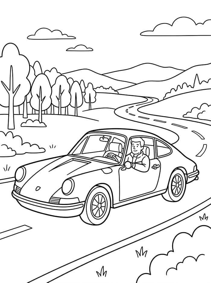 Nyomtatható Ingyenes Porsche
