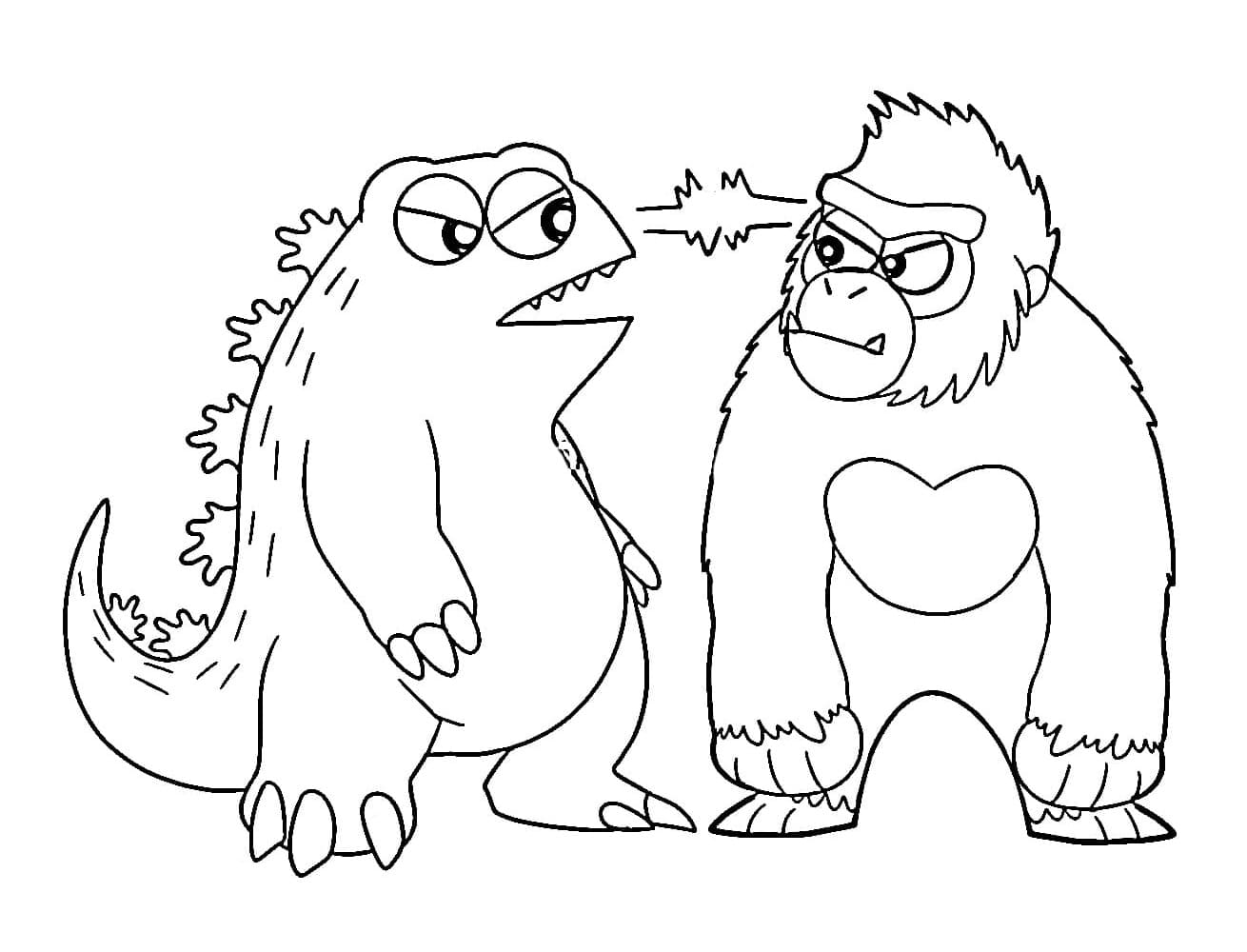 Nyomtatható King Kong Ingyenes