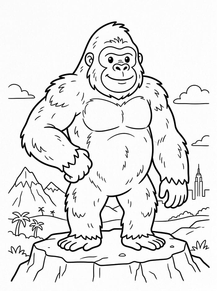 Nyomtatható King Kong