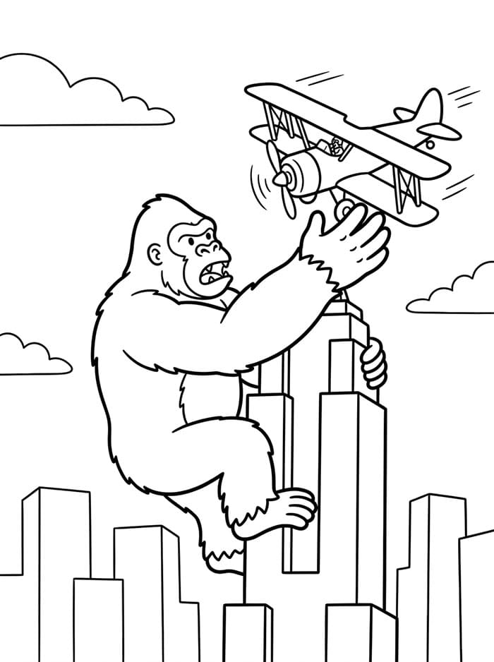 King Kong színező
