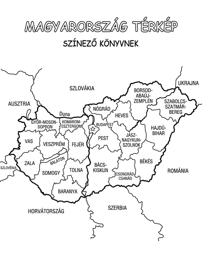 Részletes Magyarország Térképe