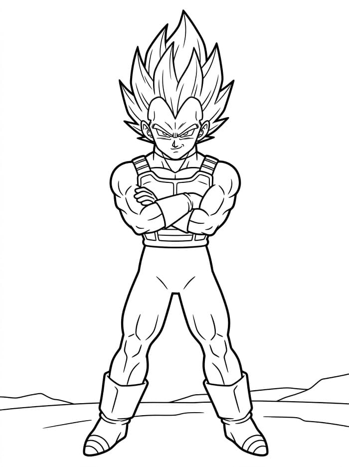 Vegeta színező