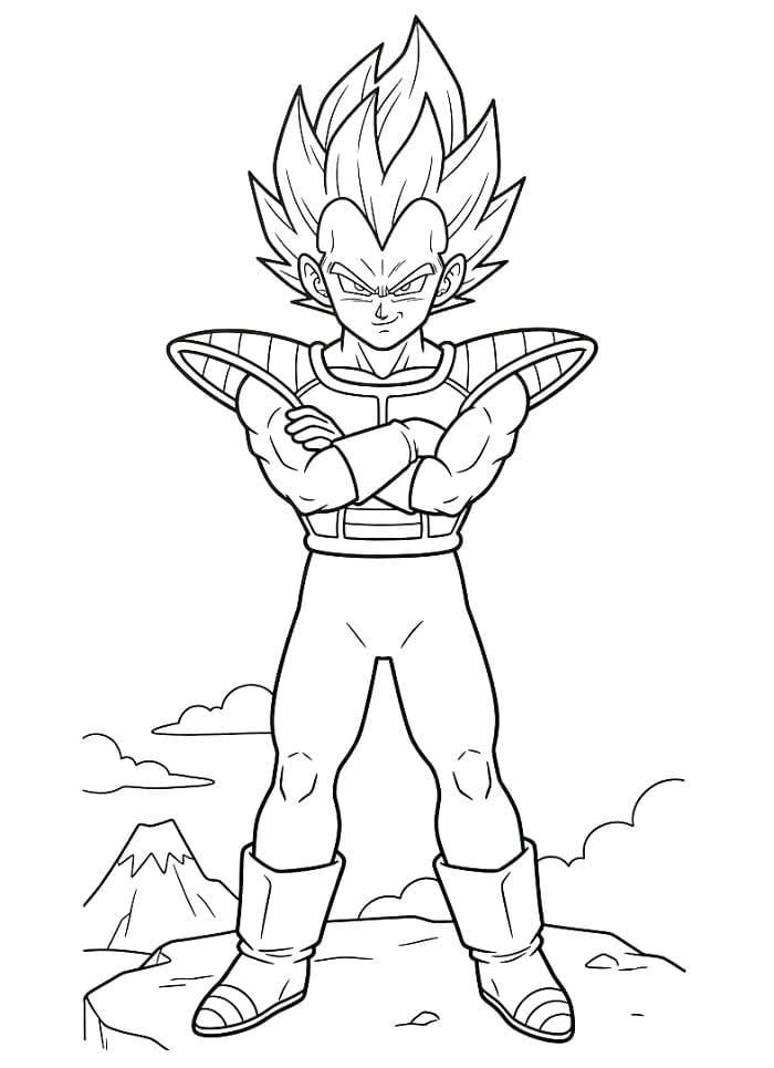 Vegeta Dragon Ball Z-ből