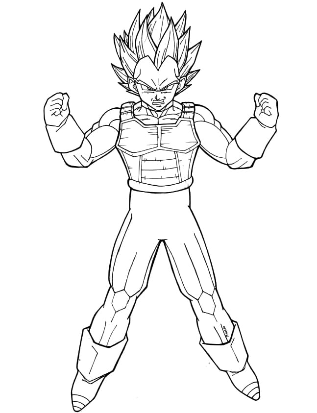 Vegeta Nyomtatható Kép