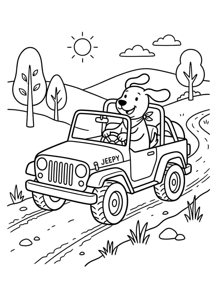 Vezető Jeep