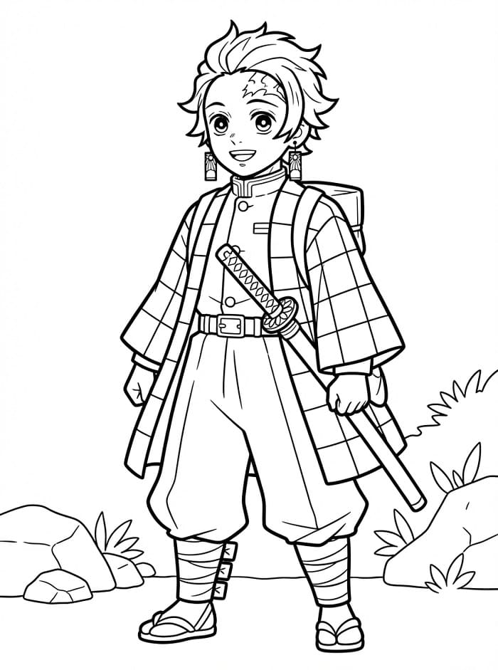 Tanjiro a Demon Slayerben