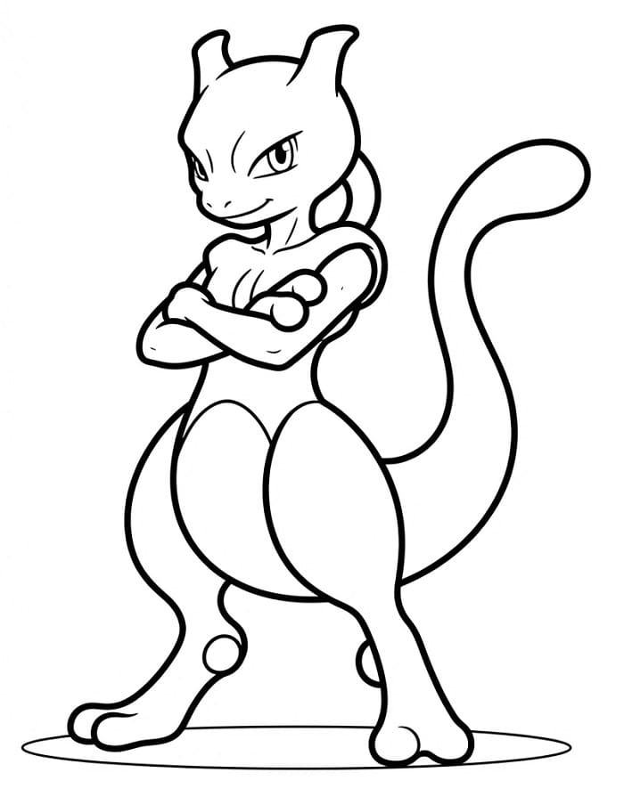 Animált Mewtwo