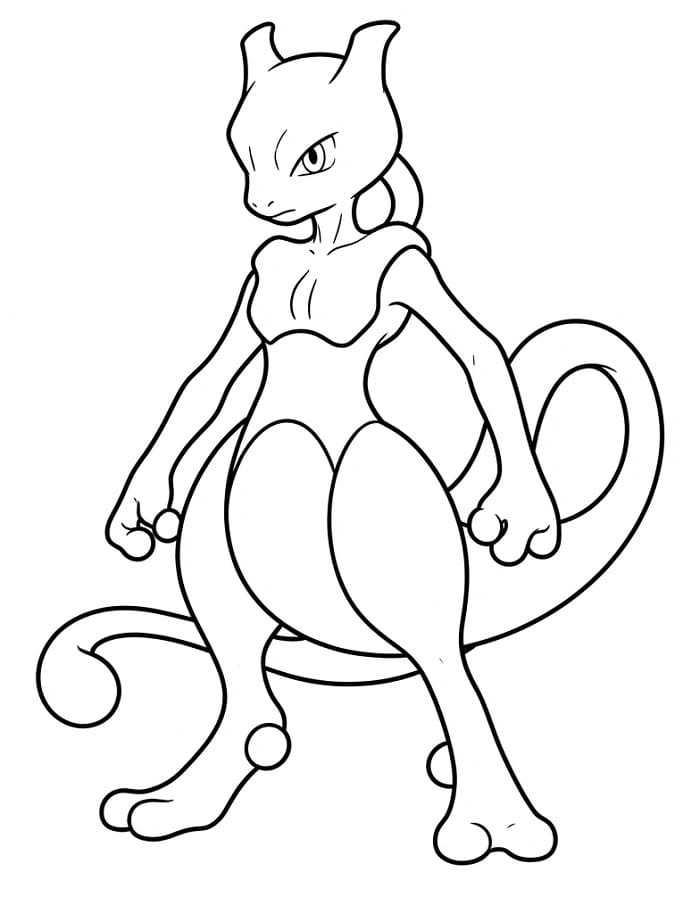 Egyszerű Mewtwo
