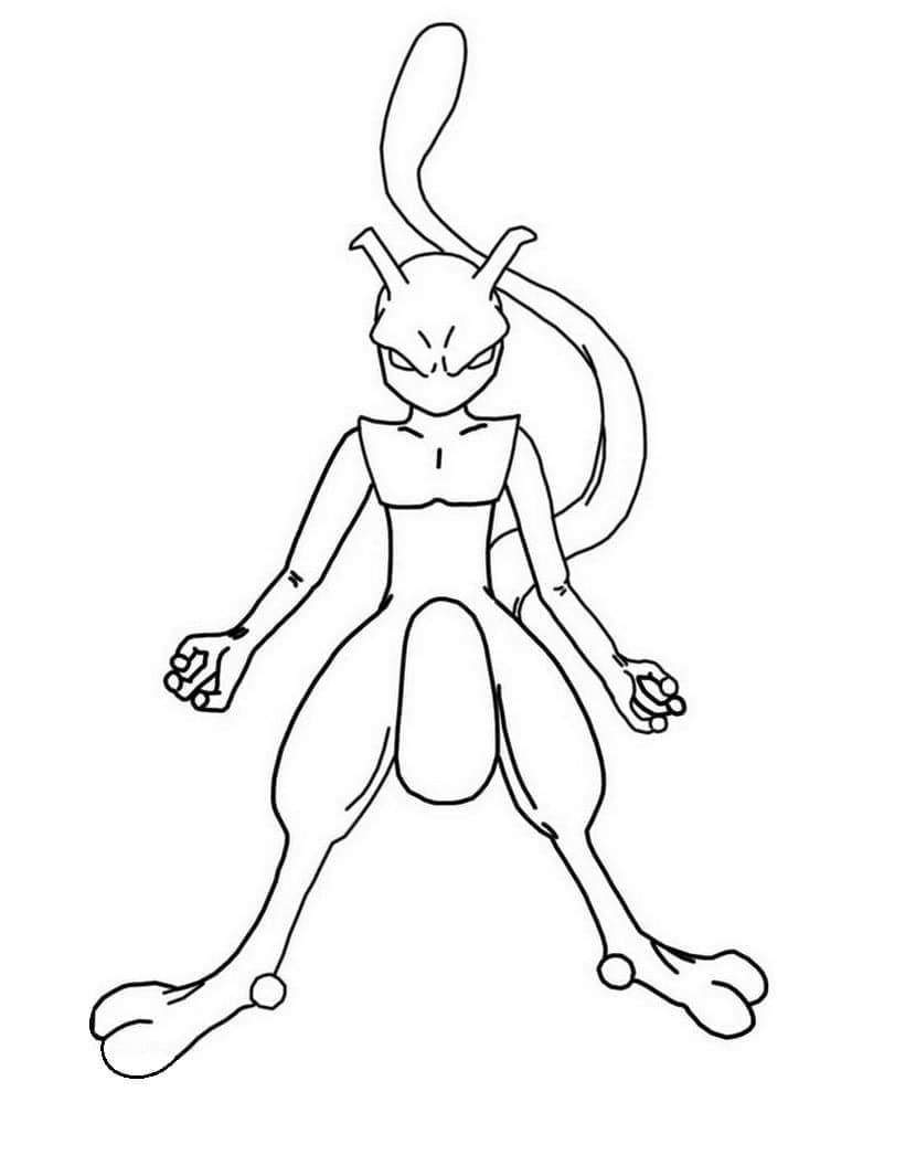 Mewtwo Ingyenes Nyomtatható