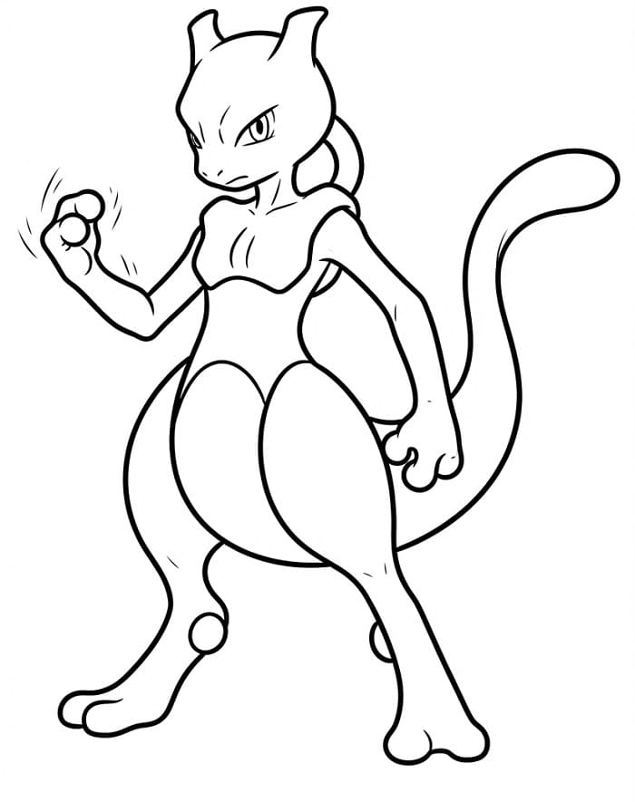 Mewtwo színező