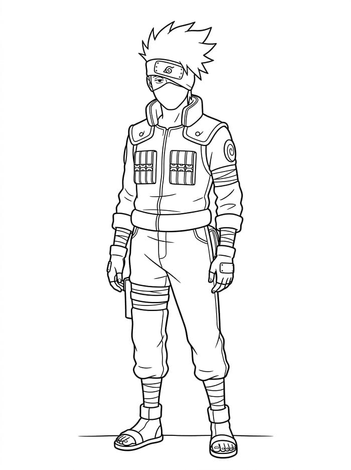 Hatake Kakashi színező