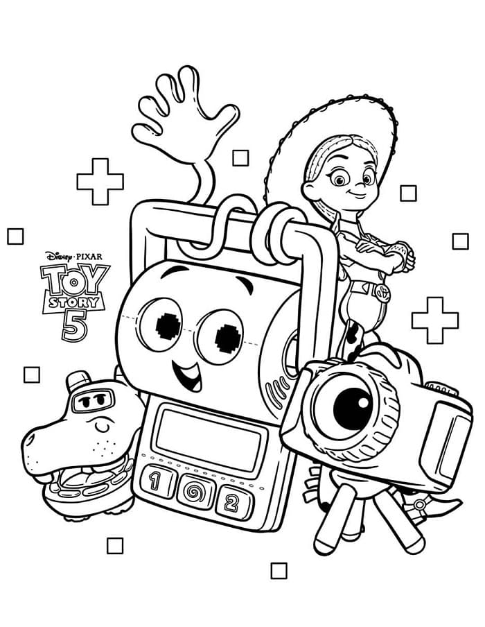 Toy Story 5 színező