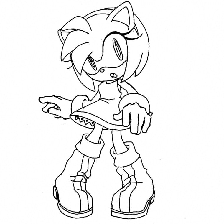 Amy Rose Nyomtatás