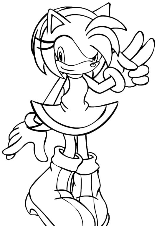 Amy Rose Nyomtatható