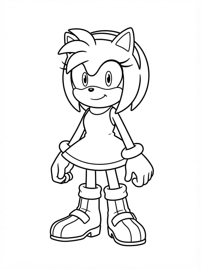 Amy Rose színező