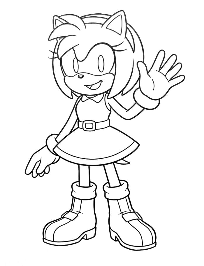 Barátságos Amy Rose