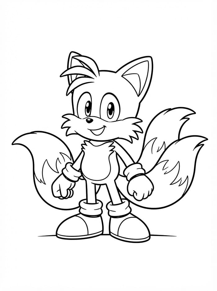 Tails színező