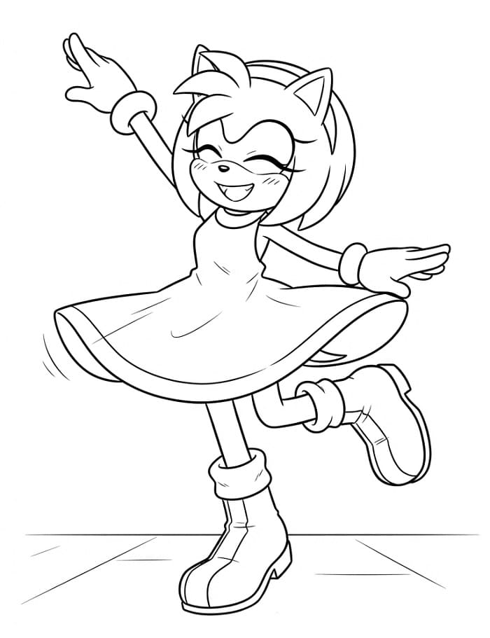 Ingyenes Nyomtatható Amy Rose