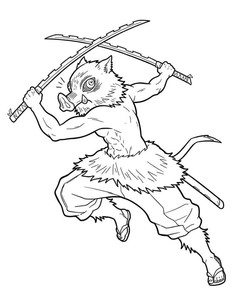 Nyomtatható Inosuke Hashibira