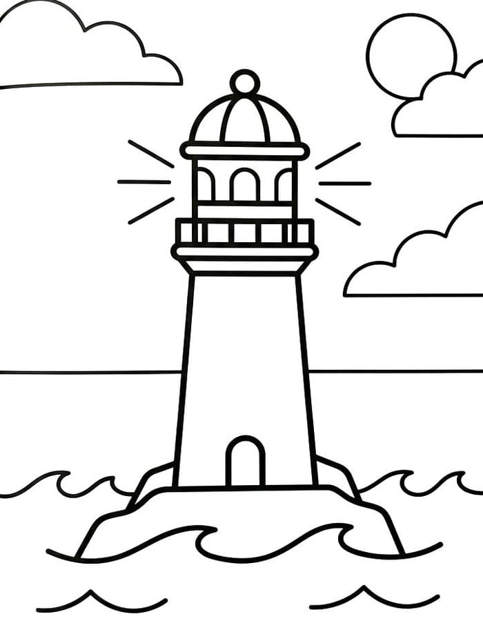 Világítótorony és Tenger